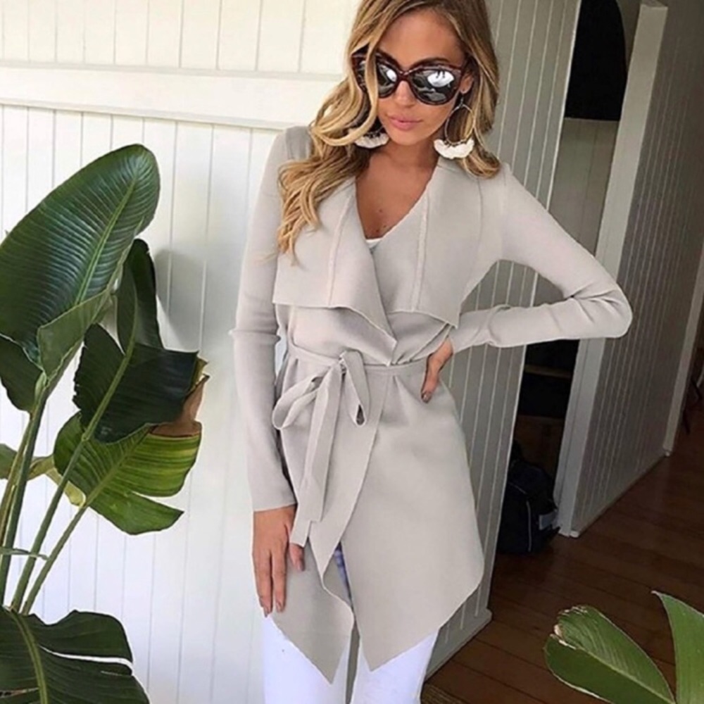 LAST ONE!!!! Must have!! Open front drape coat